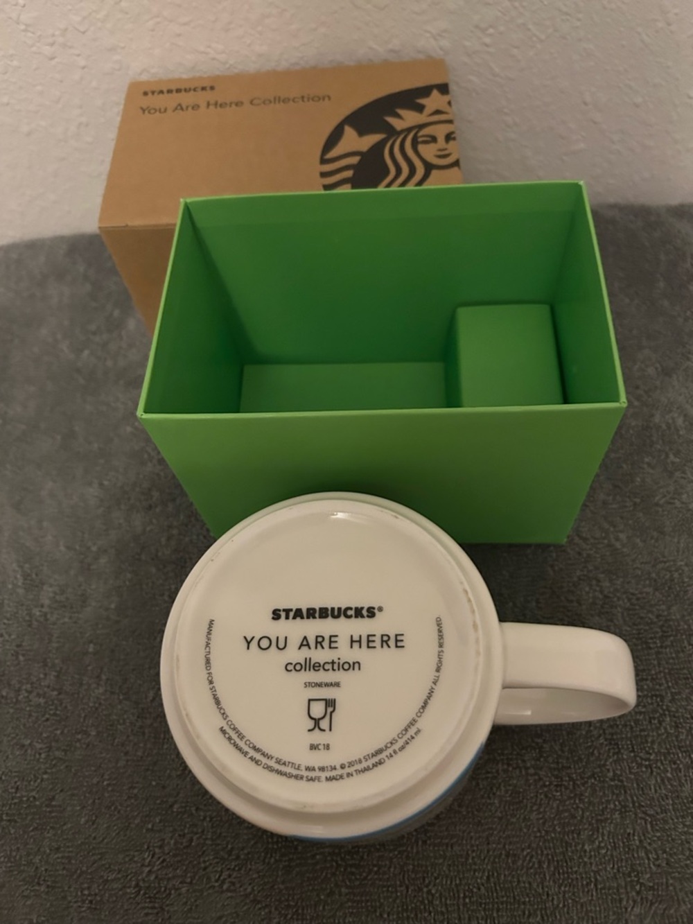 Starbucks Japan Limited Edition you are here winter mug. NIB - Picture 3 of 5